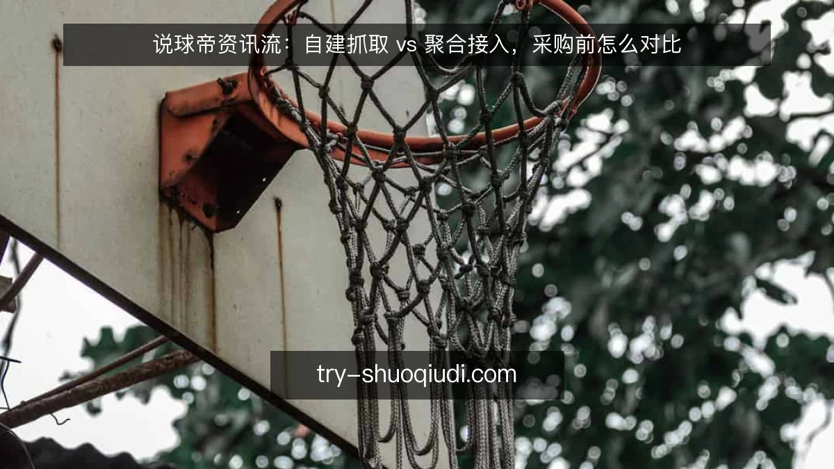说球帝资讯流：自建抓取 vs 聚合接入，采购前怎么对比